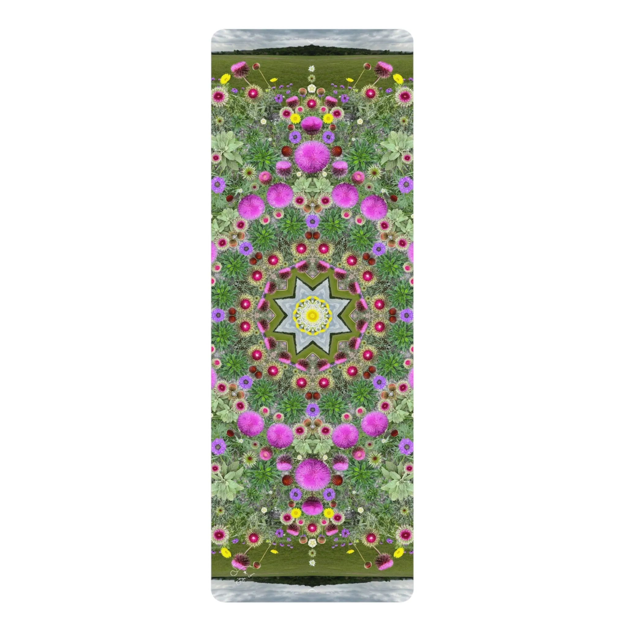 Wildflower Eclipse Yoga Mat