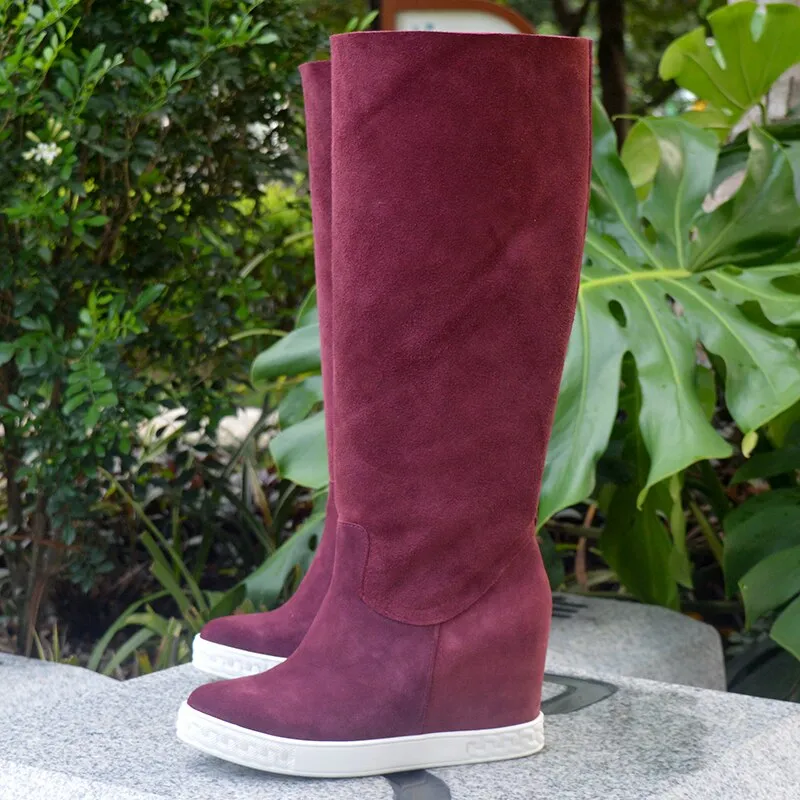 Woman Shoes Thick Sole Slip On Martin Bottine