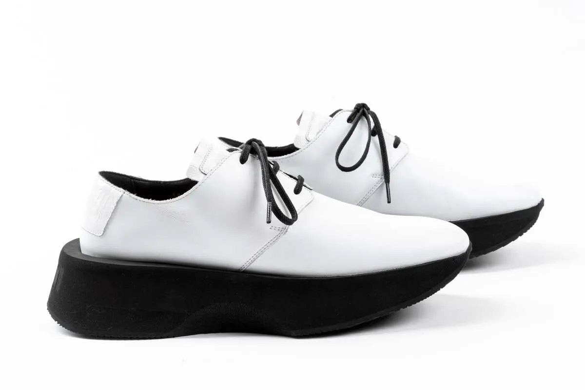 Women - White Leather