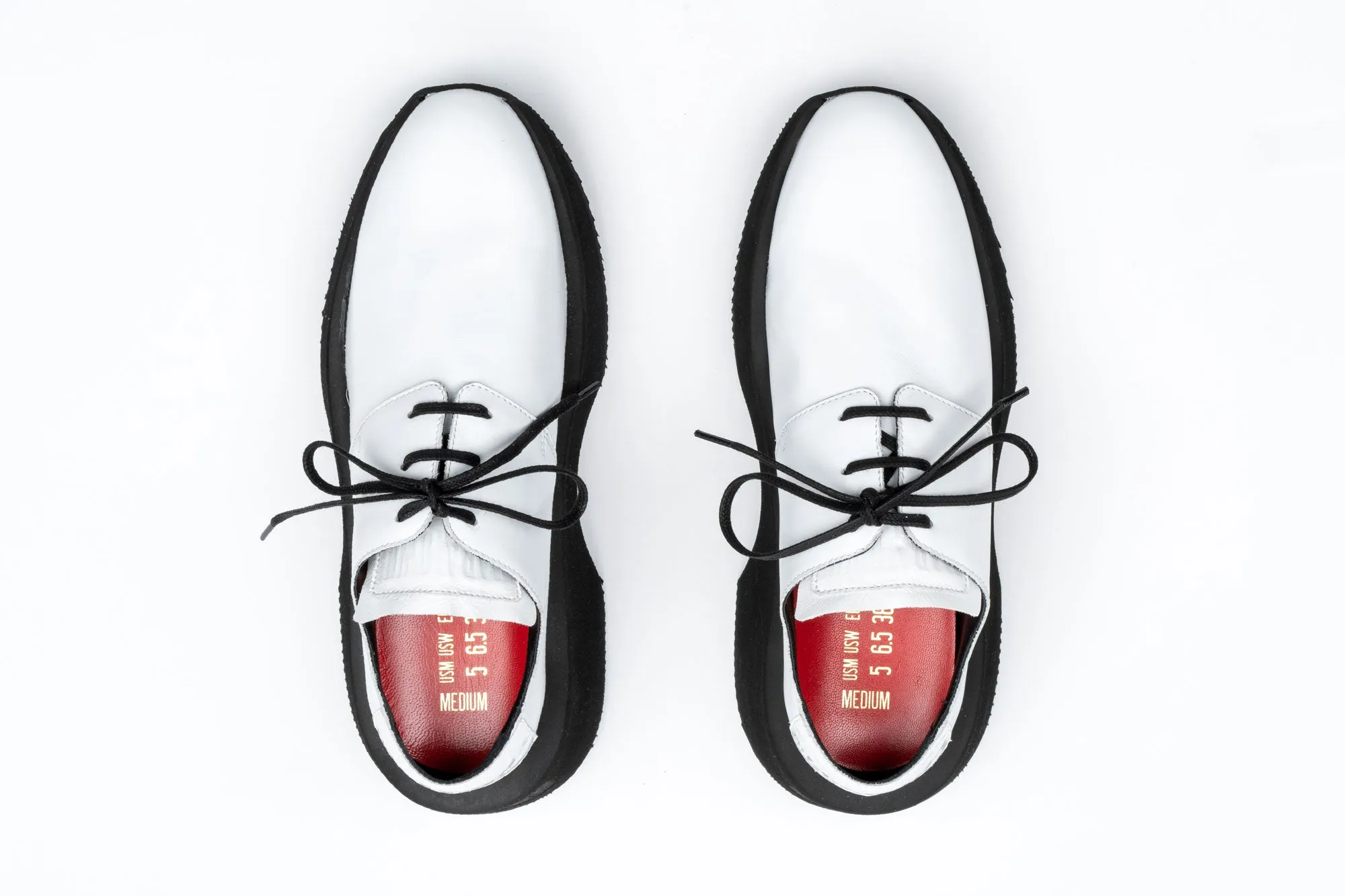 Women - White Leather
