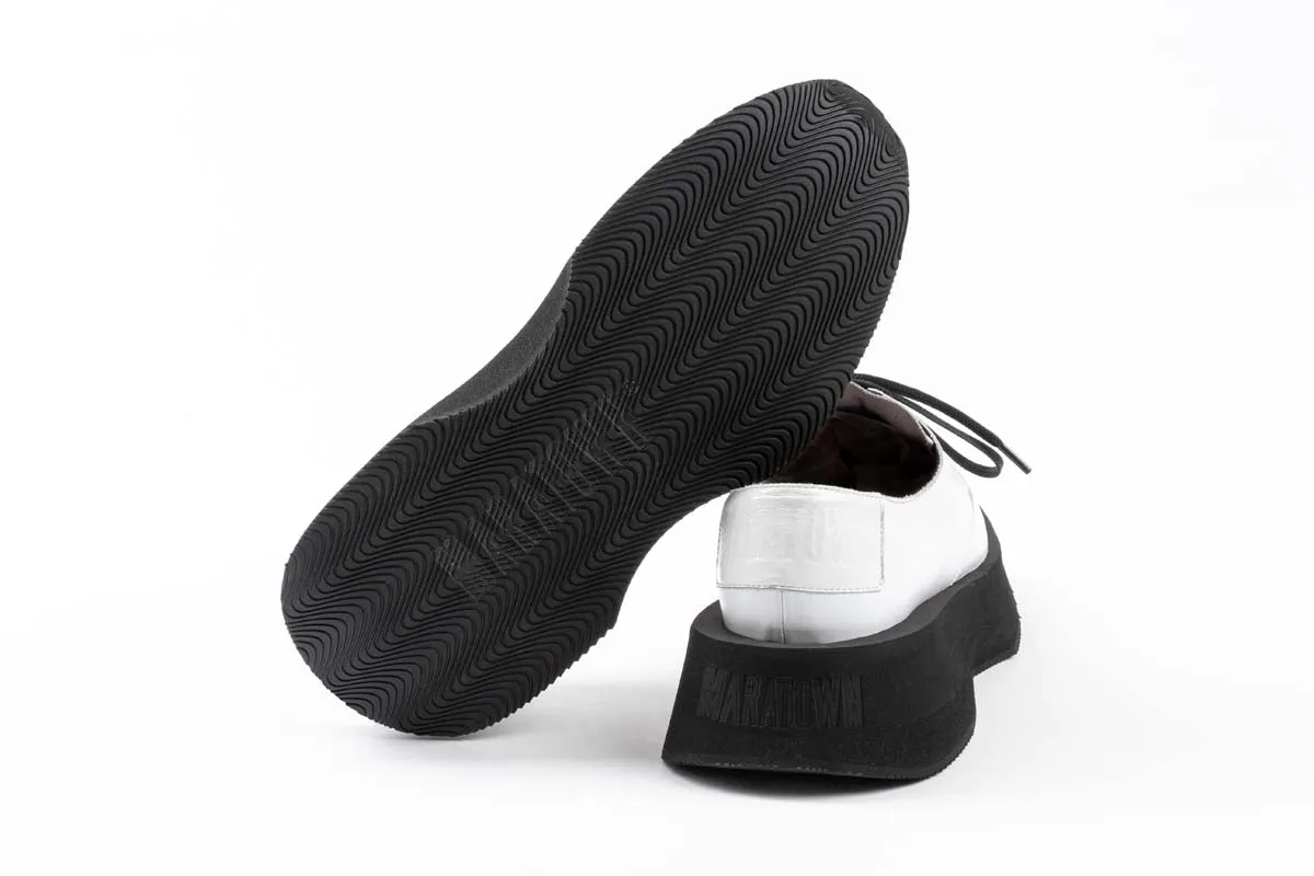Women - White Leather
