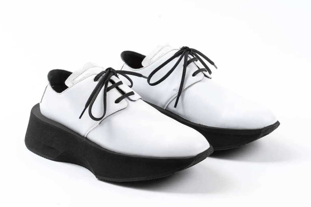 Women - White Leather