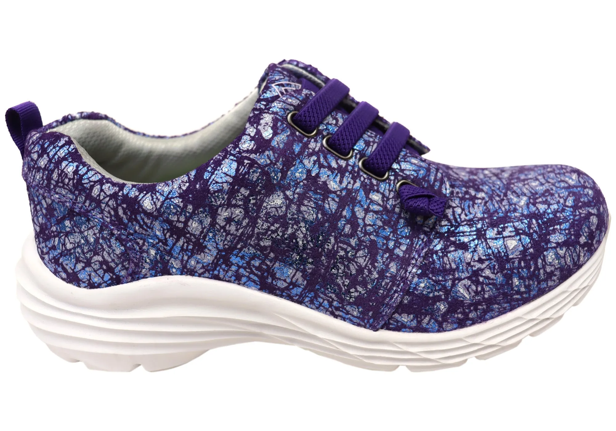 Womens Align Velocity Slip On Leather Comfortable Arch Support Shoes