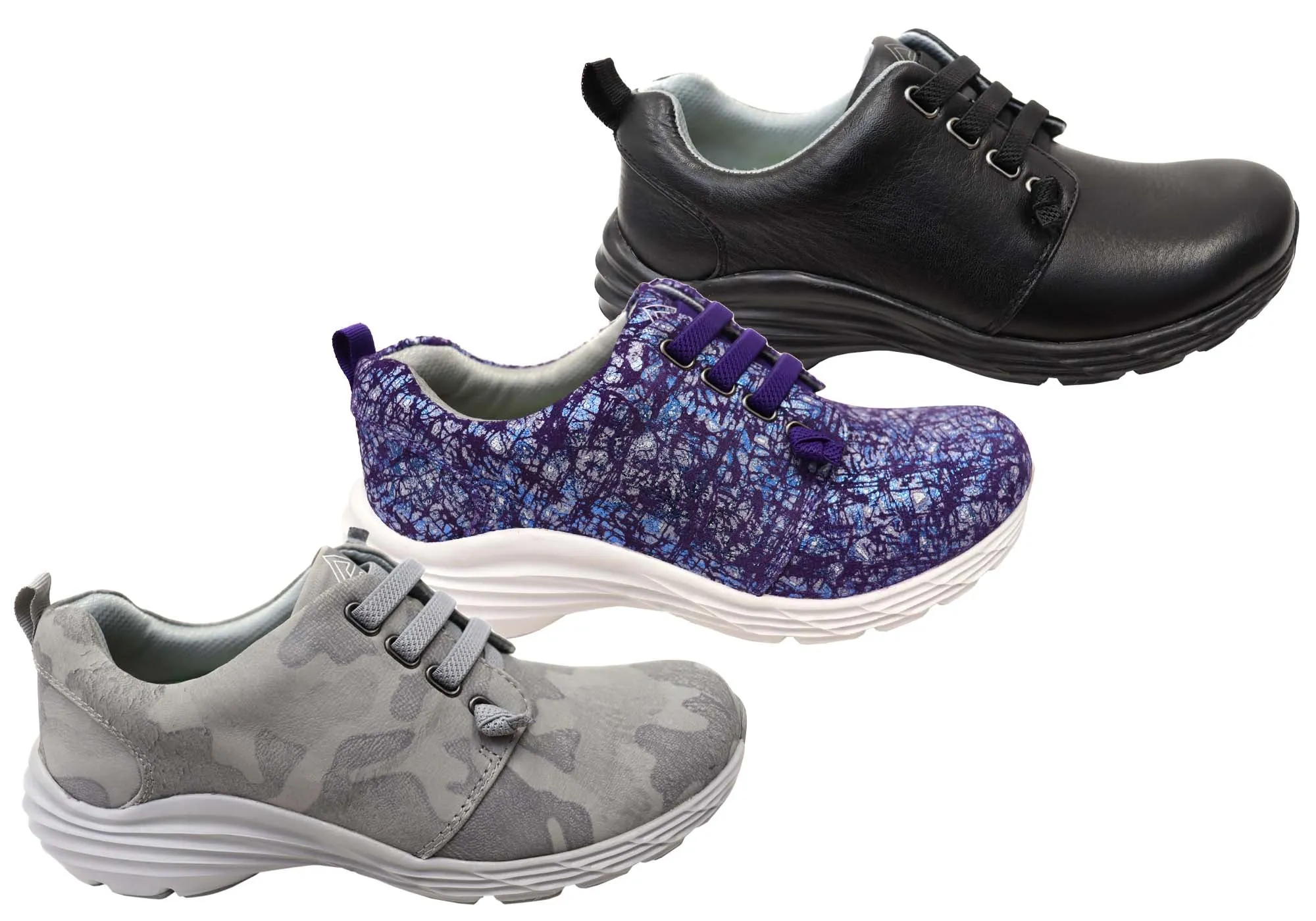 Womens Align Velocity Slip On Leather Comfortable Arch Support Shoes