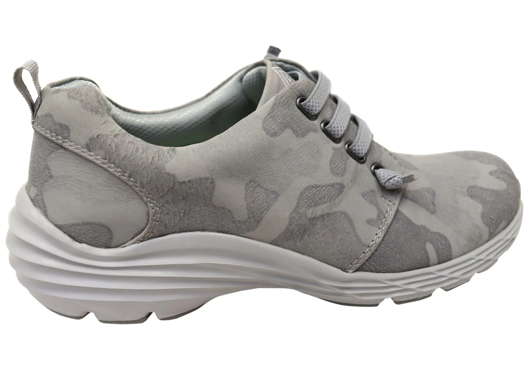 Womens Align Velocity Slip On Leather Comfortable Arch Support Shoes
