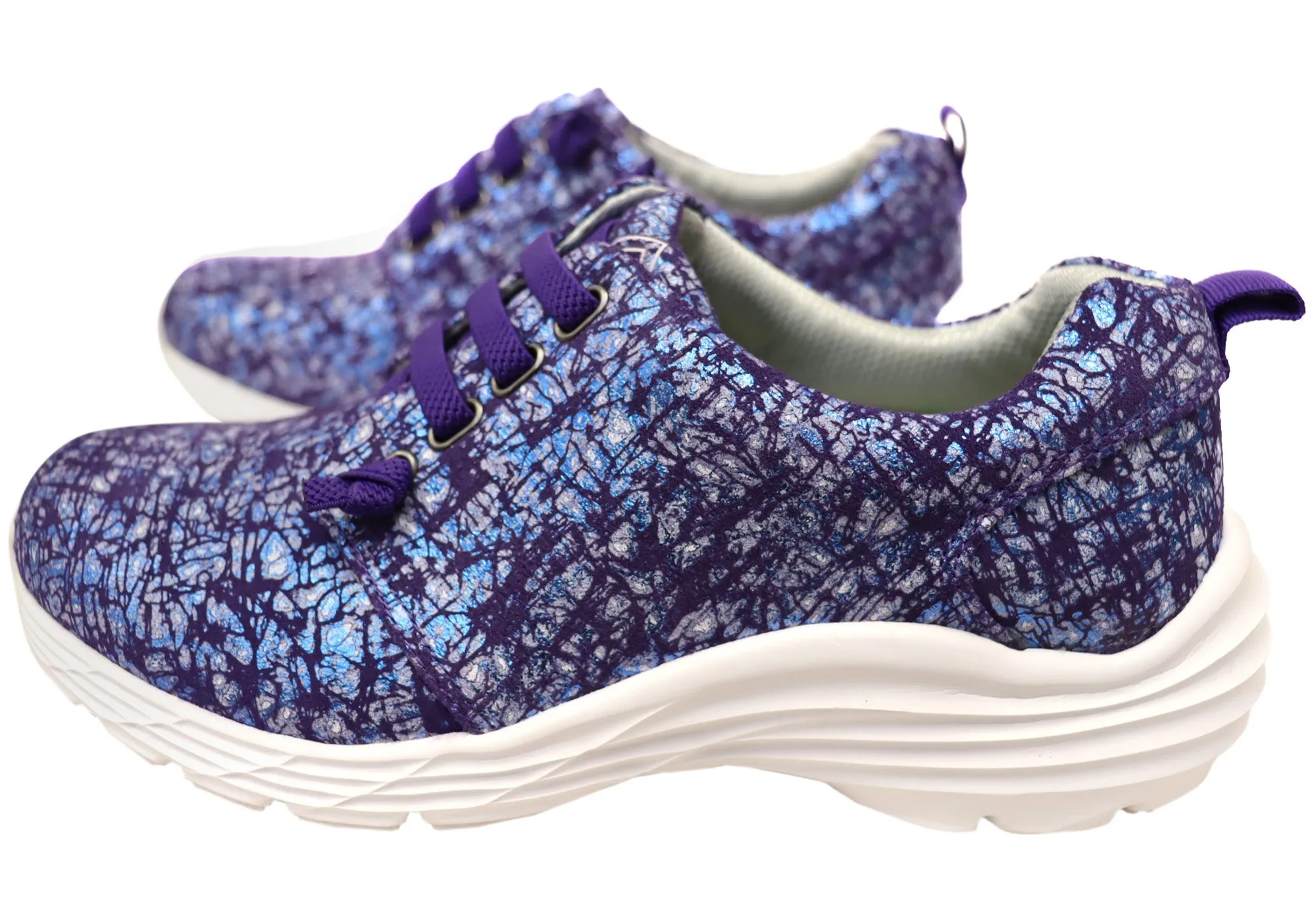 Womens Align Velocity Slip On Leather Comfortable Arch Support Shoes