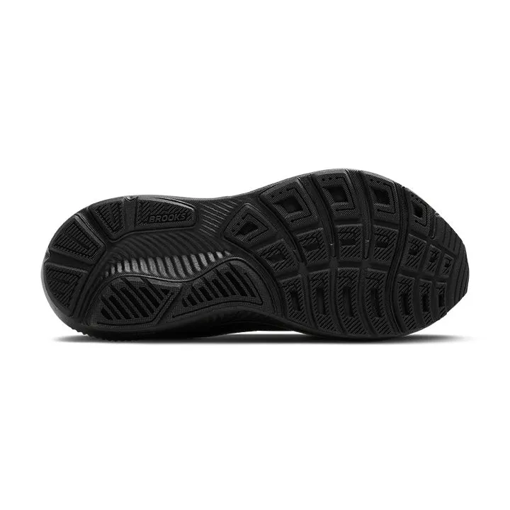 Women's Brooks Ghost 17 Wide 1204311D020 Color: Black/Black/Ebony