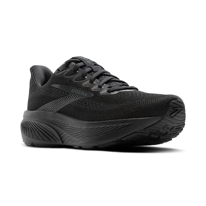 Women's Brooks Ghost 17 Wide 1204311D020 Color: Black/Black/Ebony