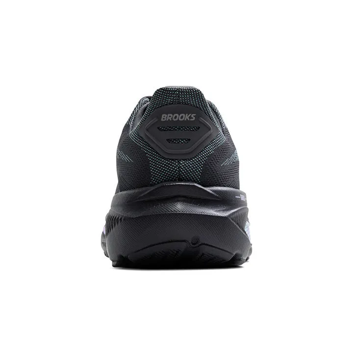 Women's Brooks Ghost 17 Wide 1204311D081 Color:  Grey/Clearwater/Purple