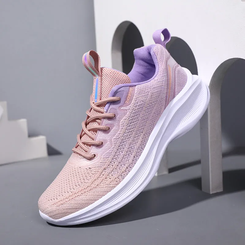 Women's Lightweight Breathable Flying Weave Running Shoes