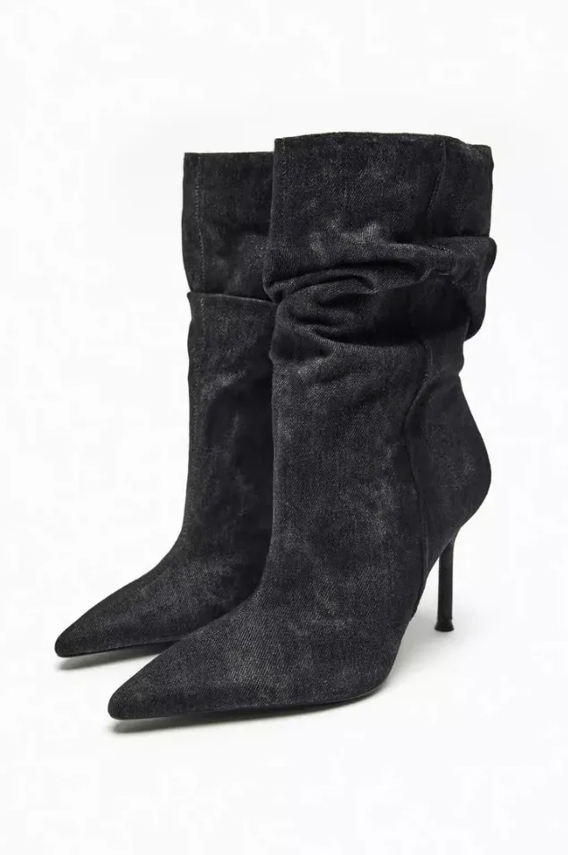 Women's Norina Elyce High-Heeled Denim Boots