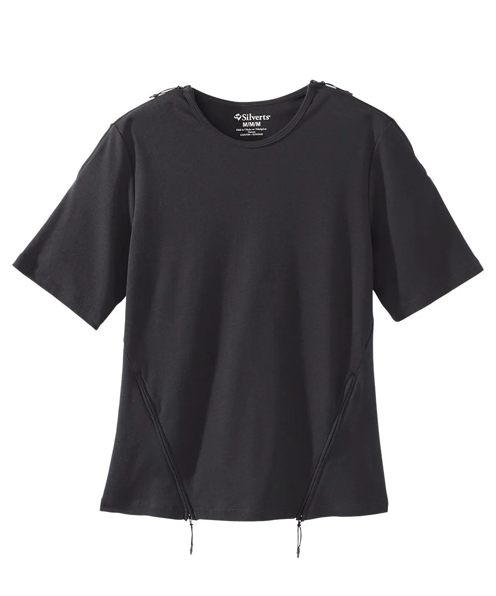 Women's Post Surgery Zipper Closure Recovery Top