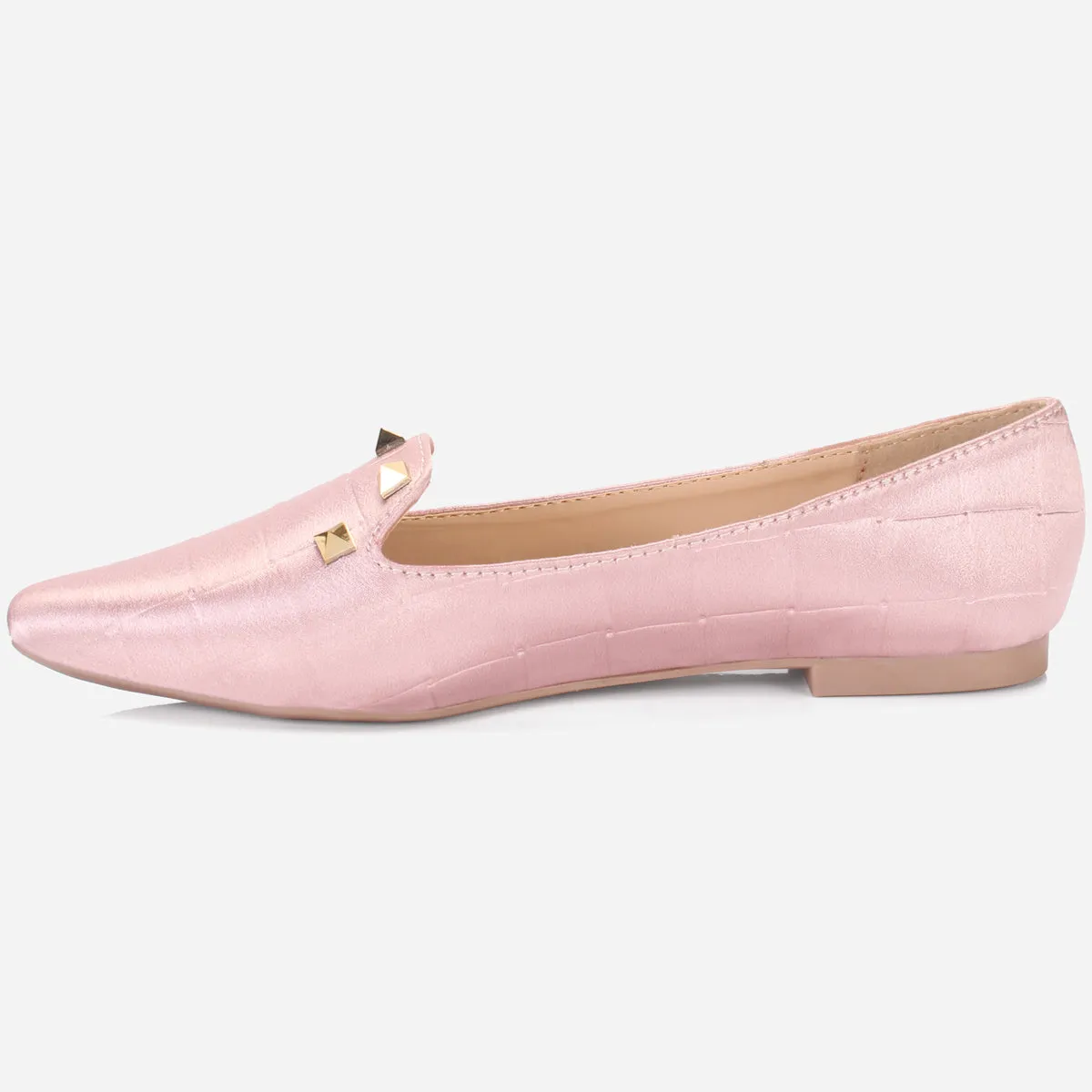 Women's "DIKAX" Pointed Toe Decorated Flat Pumps