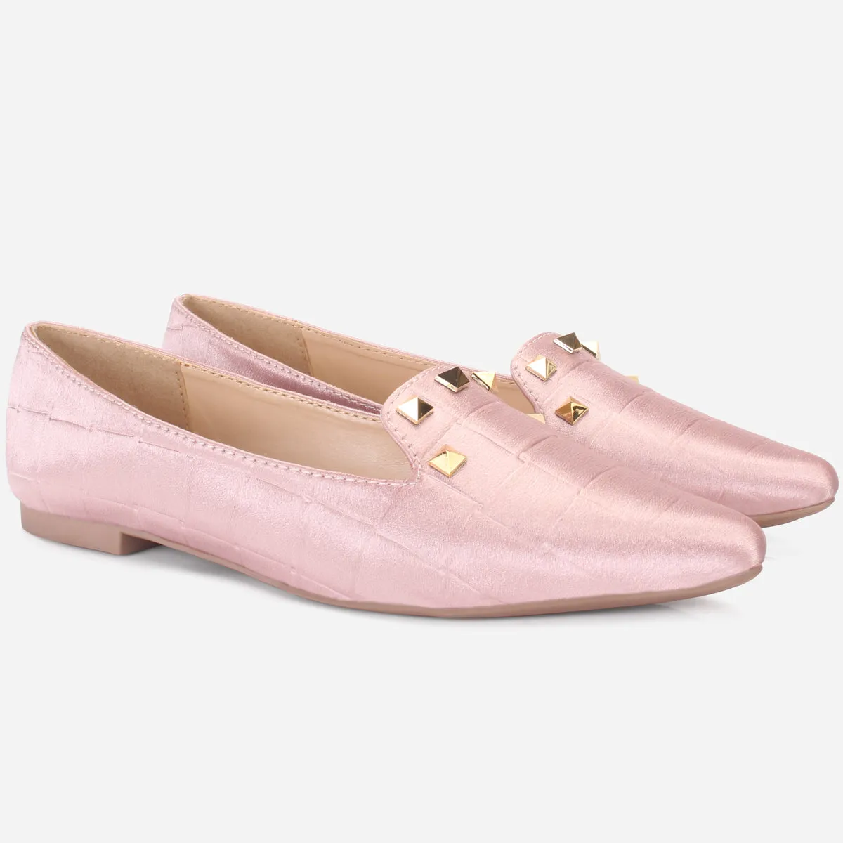 Women's "DIKAX" Pointed Toe Decorated Flat Pumps