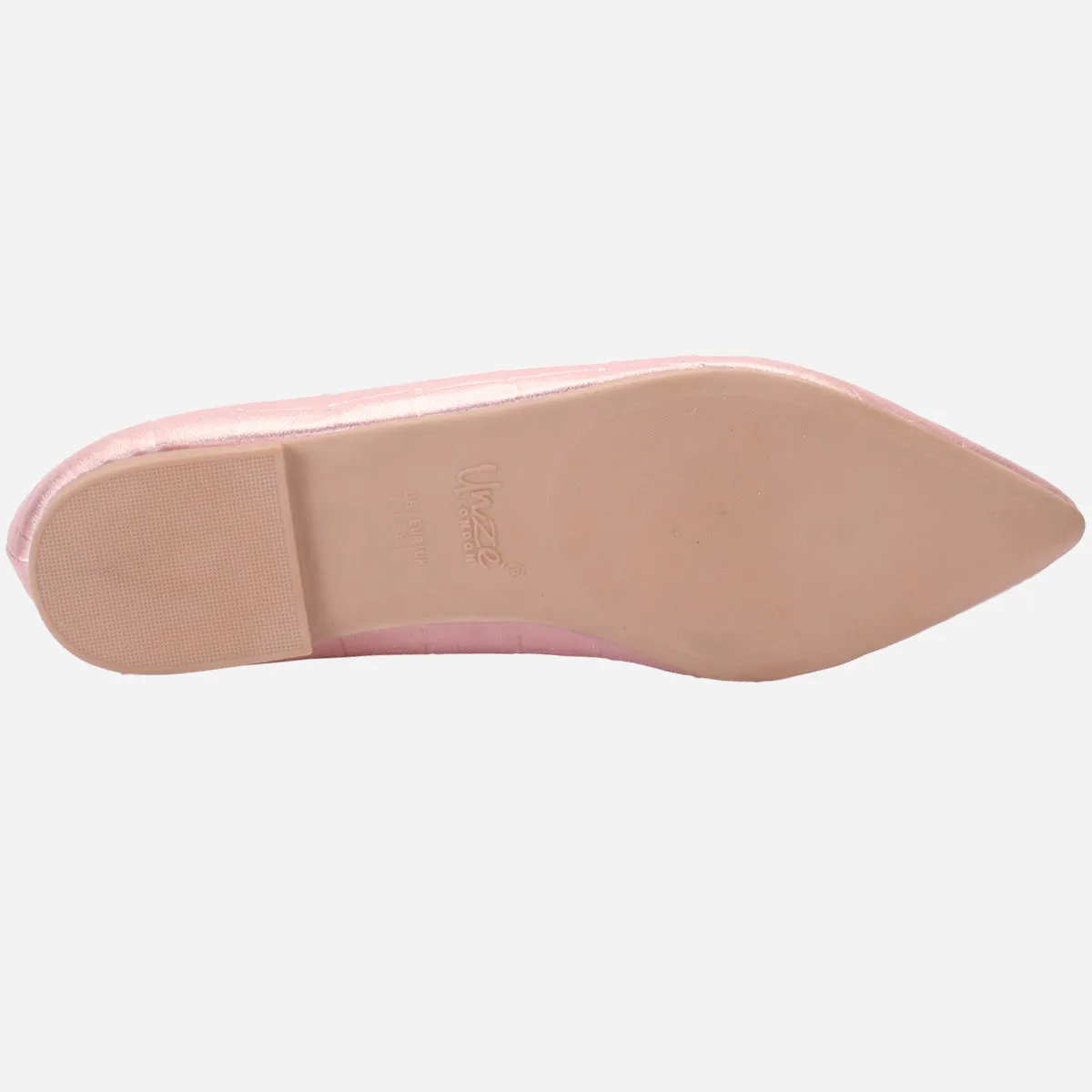 Women's "DIKAX" Pointed Toe Decorated Flat Pumps