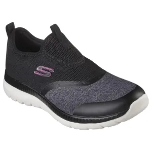 Womens Skechers Bountiful Lively Step Black/White Running Sport Shoes