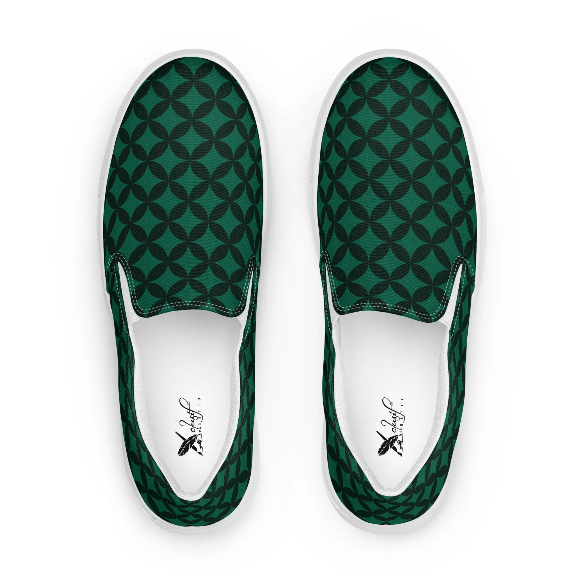 XCLUSIF POETIX LUXURY GREEN Women’s slip-on shoes