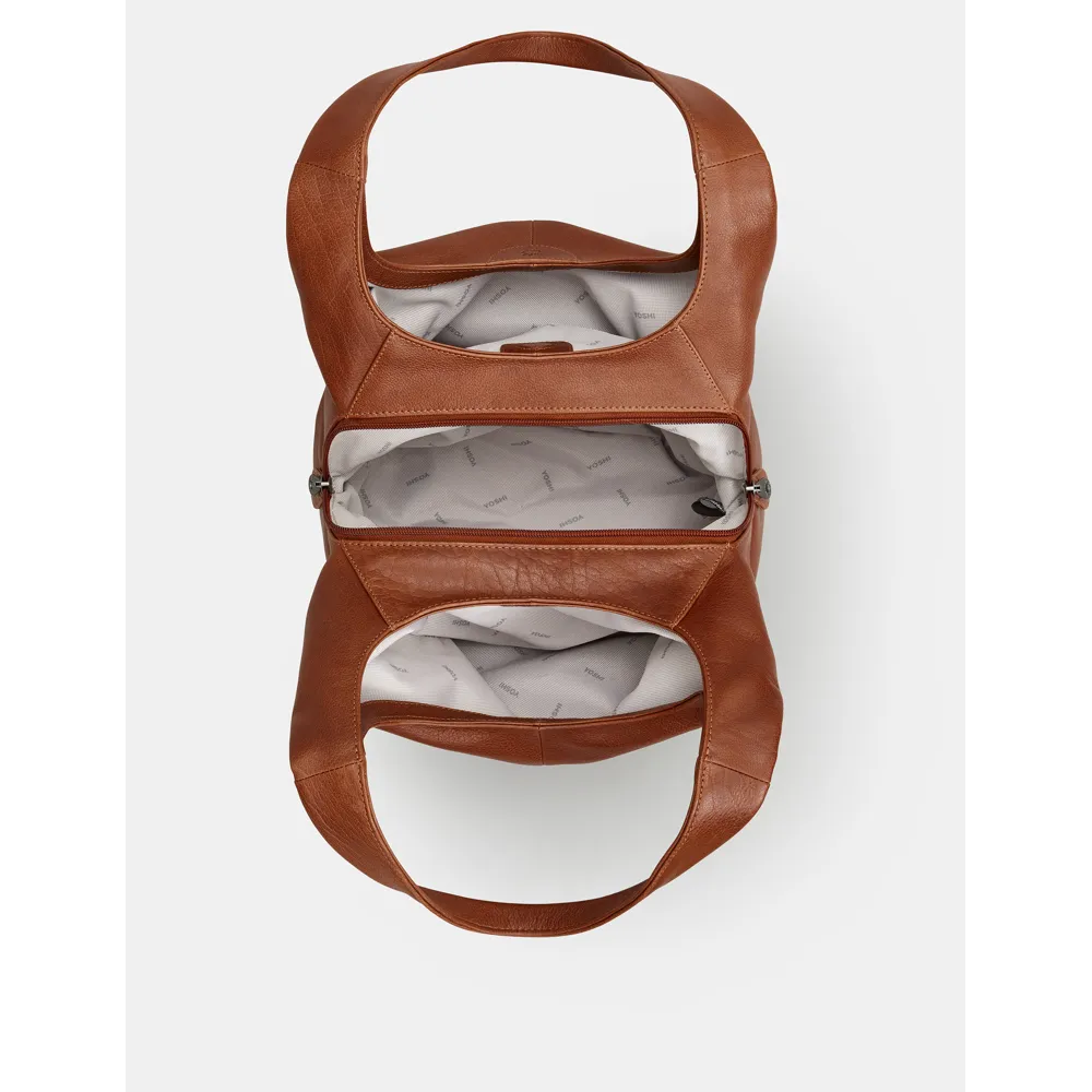 Yoshi Meehan Brown Leather Shoulder Bag